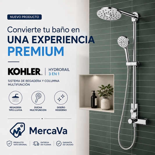 Regadera HydroRail 3en1 KOHLER