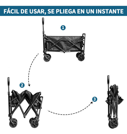Carro plegable multiusos